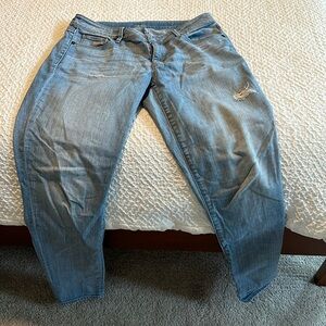 Loft women’s faded jeans